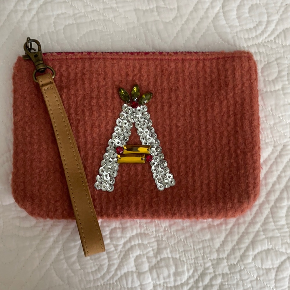 Anthropologie Wristlet Pouch Bag